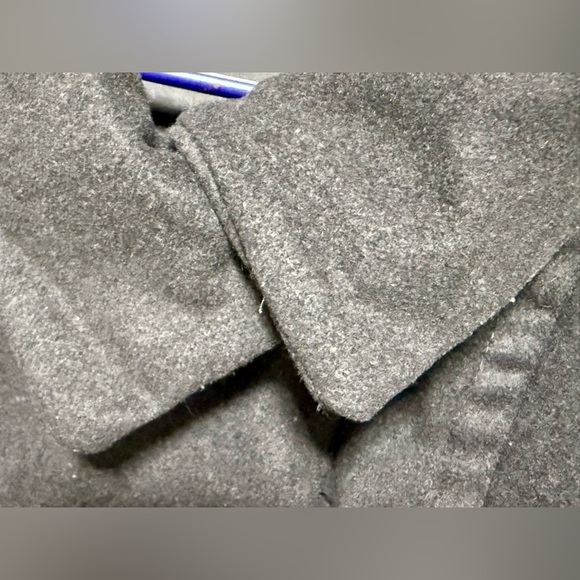 🪅Charlotte Russe Gray wool Blend Belted Peacoat - Picture 5 of 15